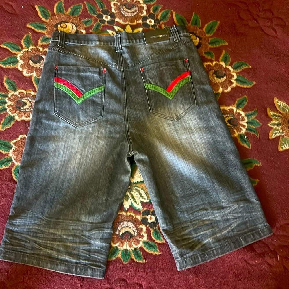 Raw Blue jorts, baggy asf, Waist 36, more on the size description below